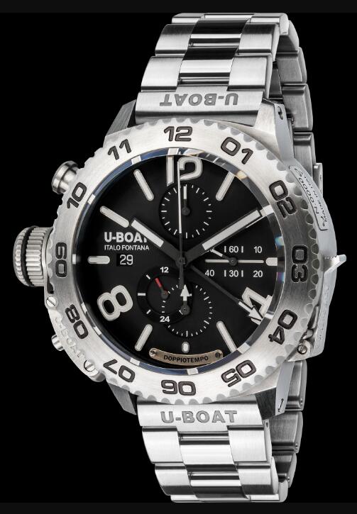 Replica U-BOAT Watch DUAL TIME DOPPIOTEMPO CRONO SS BRACELET 9016/MT Replica U-BOAT Watch DUAL TIME DOPPIOTEMPO CRONO SS BRACELET 9016/MT